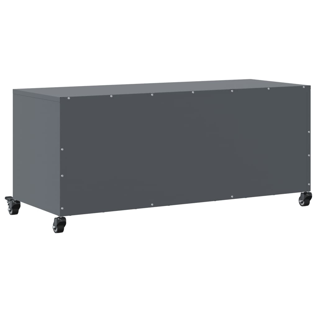 TV-skab Antracit 100,5x39x43,5 cm Stål