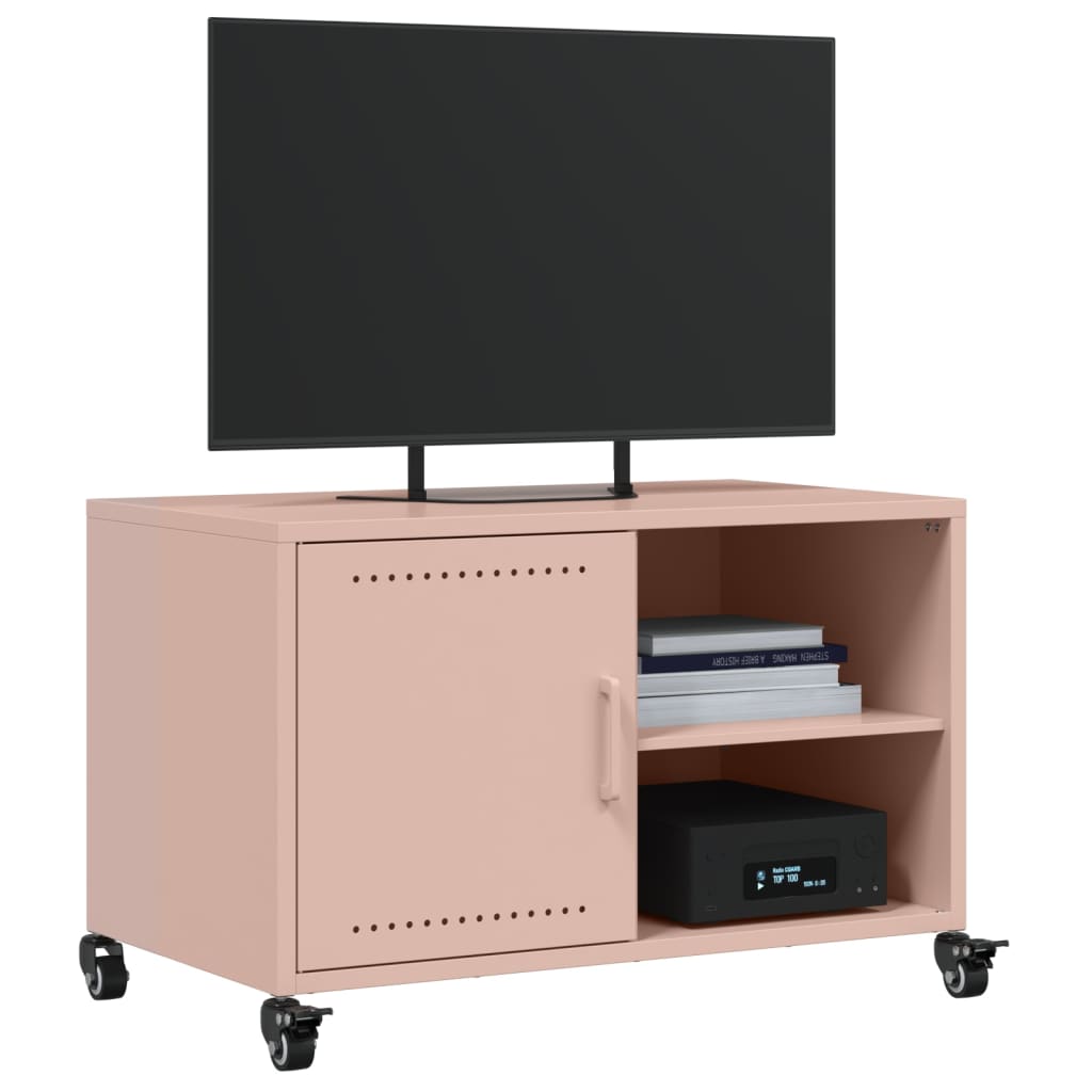 TV-skab Pink 68x39x43,5 cm Stål