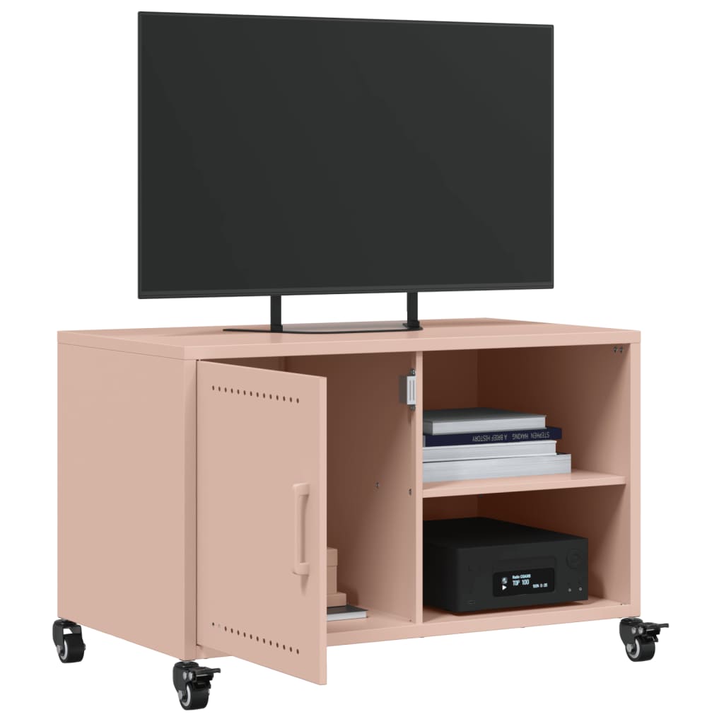 TV-skab Pink 68x39x43,5 cm Stål