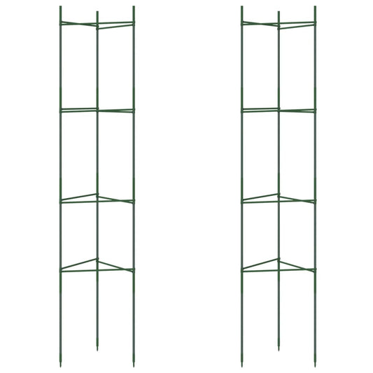 Tomatenkäfig 2 Stk. 154 cm Stahl und PP