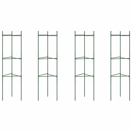 Tomatenkäfige 4 Stk. 116 cm Stahl und PP