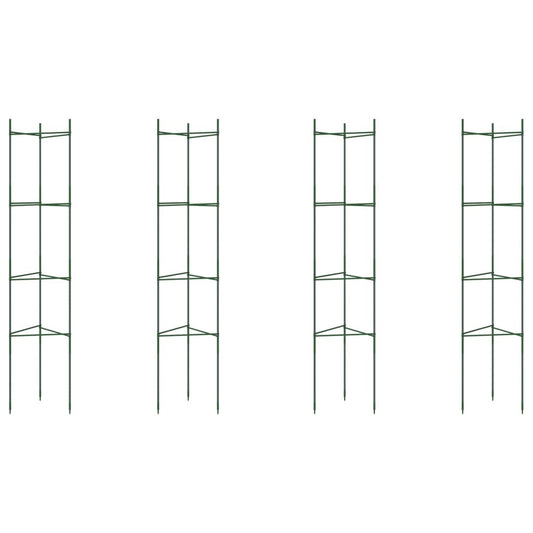 Tomatenkäfige 4 Stk. 154 cm Stahl und PP