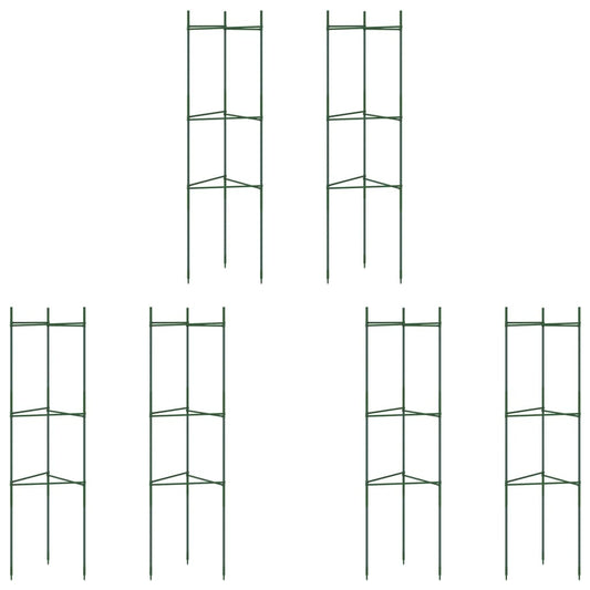 Tomatenkäfige 6 Stk. 116 cm Stahl und PP