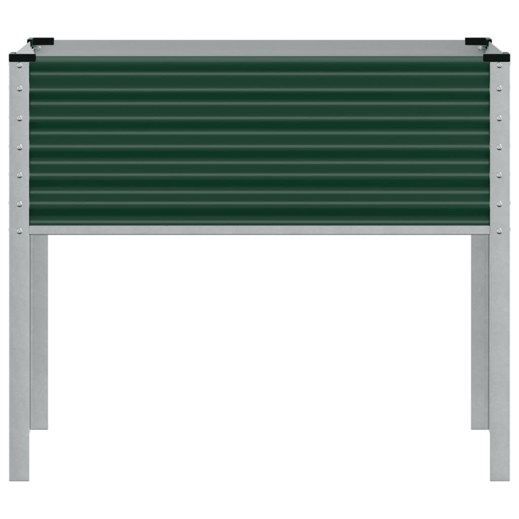 Pflanzkübel Grün 100x45x90 cm Stahl