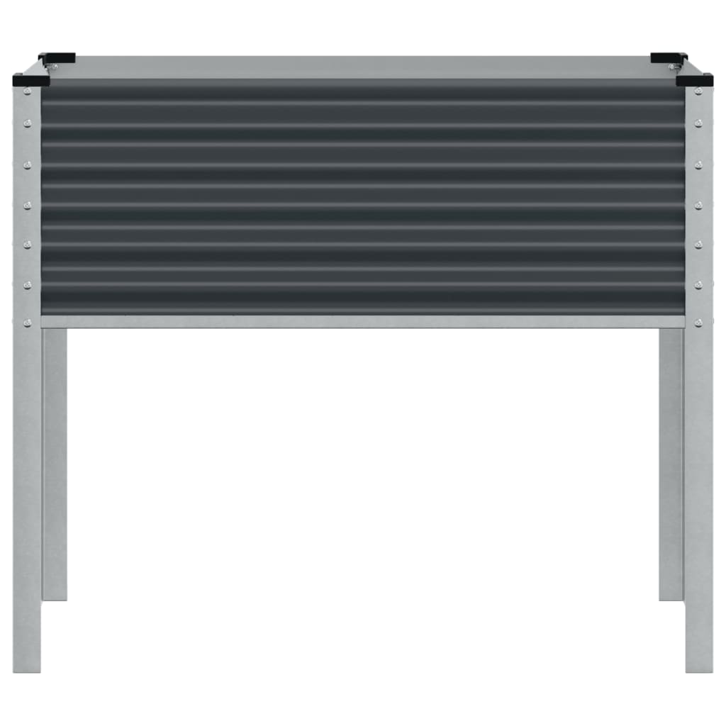 Pflanzkübel Anthrazit 100x45x90 Stahl