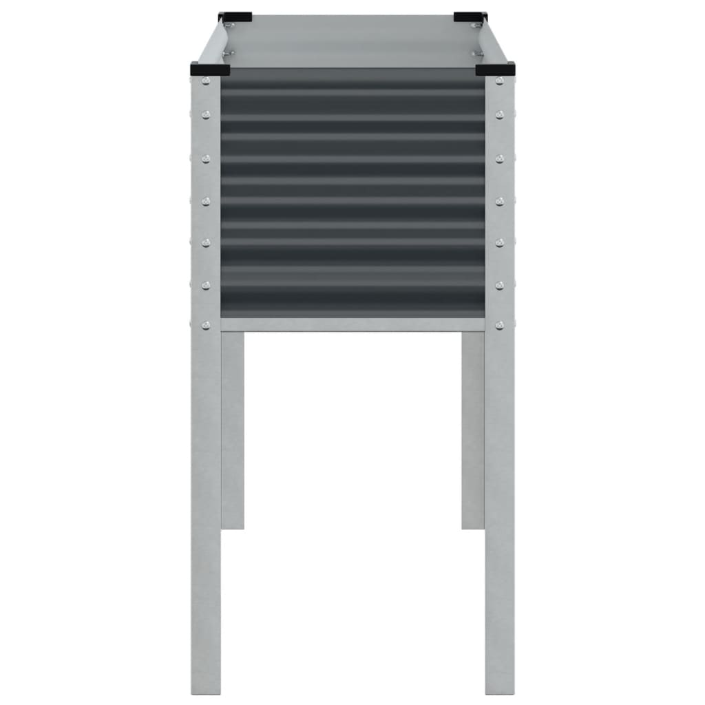 Pflanzkübel Anthrazit 100x45x90 Stahl