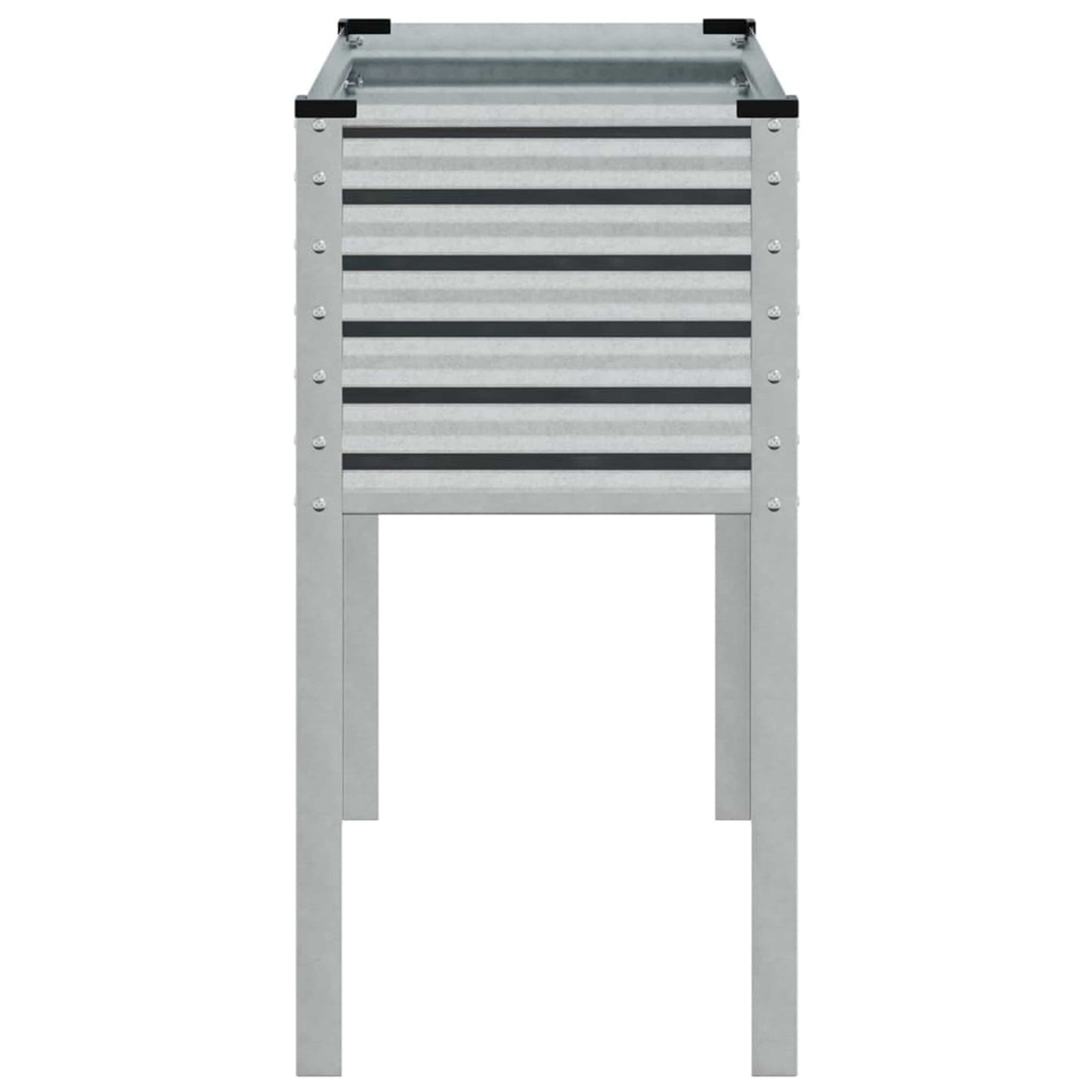 Garten-Pflanzgefäß 100 x 45 x 90 cm Verzinkter Stahl