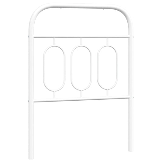 Kopfteil Metall Weiß 75 cm