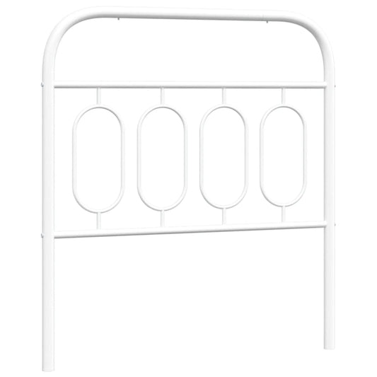 Kopfteil Metall Weiß 80 cm