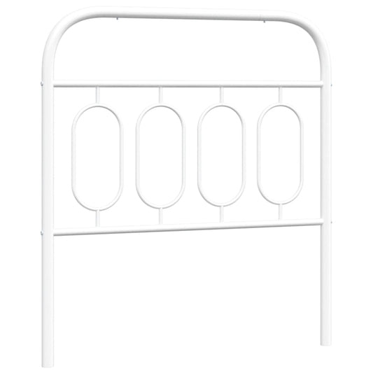 Kopfteil Metall Weiß 90 cm