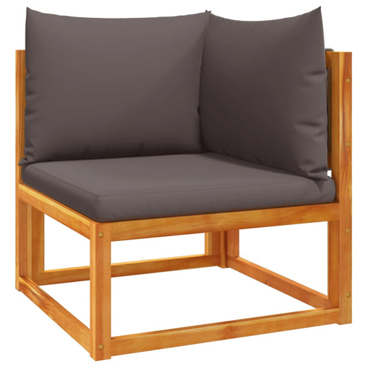 Gartensofa-Ecke mit Kissen Holz Akazie & Seil
