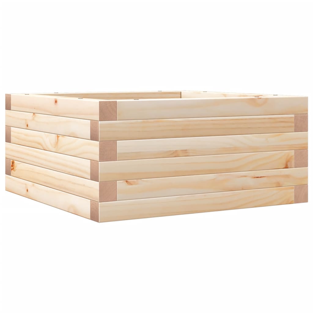 Plantekrukke 50x50x23 cm massivt fyrretræ