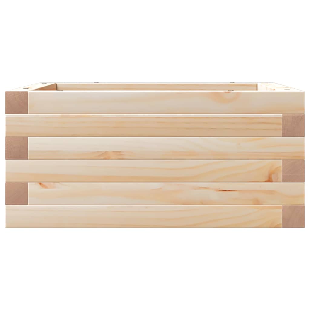 Plantekrukke 50x50x23 cm massivt fyrretræ