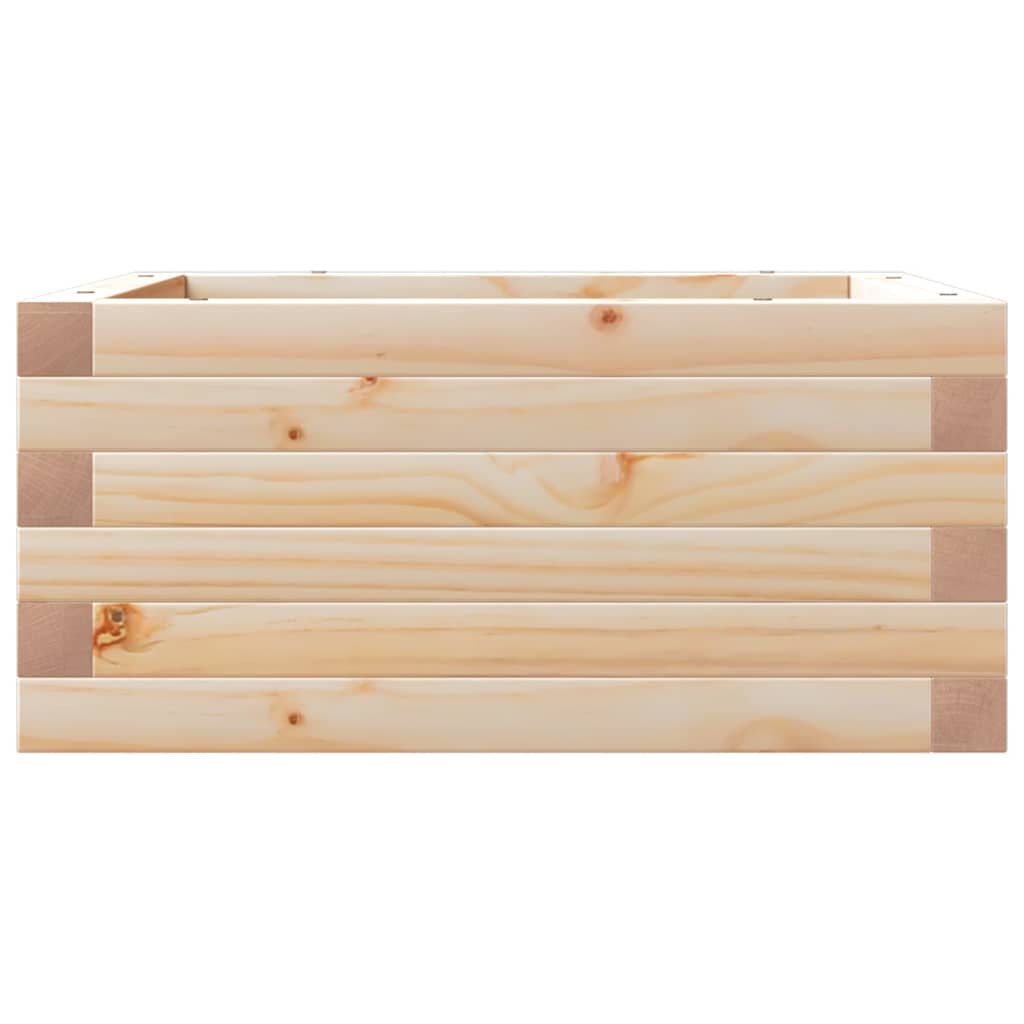 Plantekrukke 50x50x23 cm massivt fyrretræ