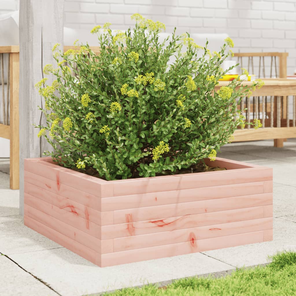 Plantepotte 60x60x23 cm massivt træ Douglasgran