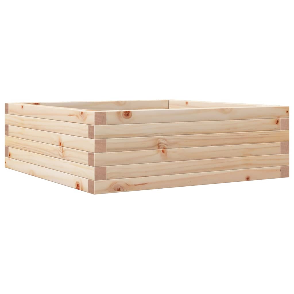 Plantekrukke 70x70x23 cm massivt fyrretræ