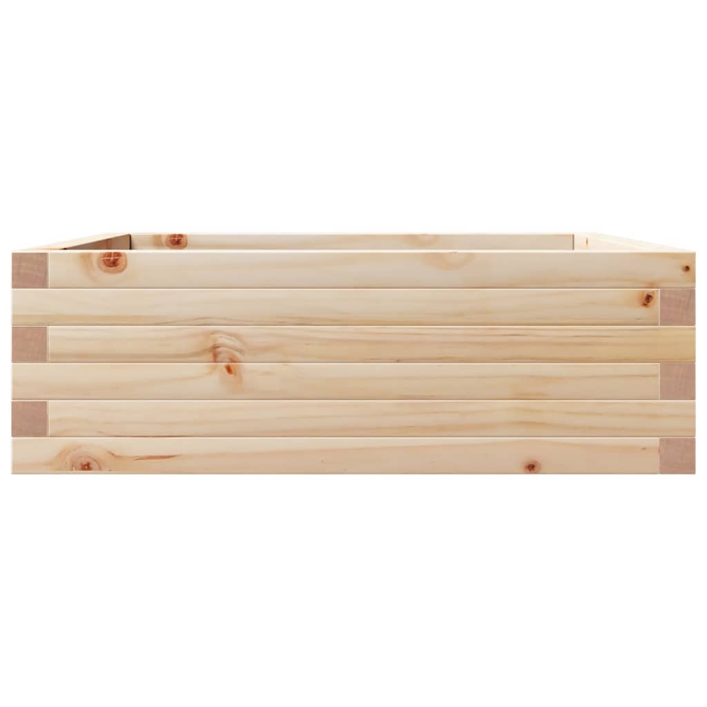 Plantekrukke 70x70x23 cm massivt fyrretræ