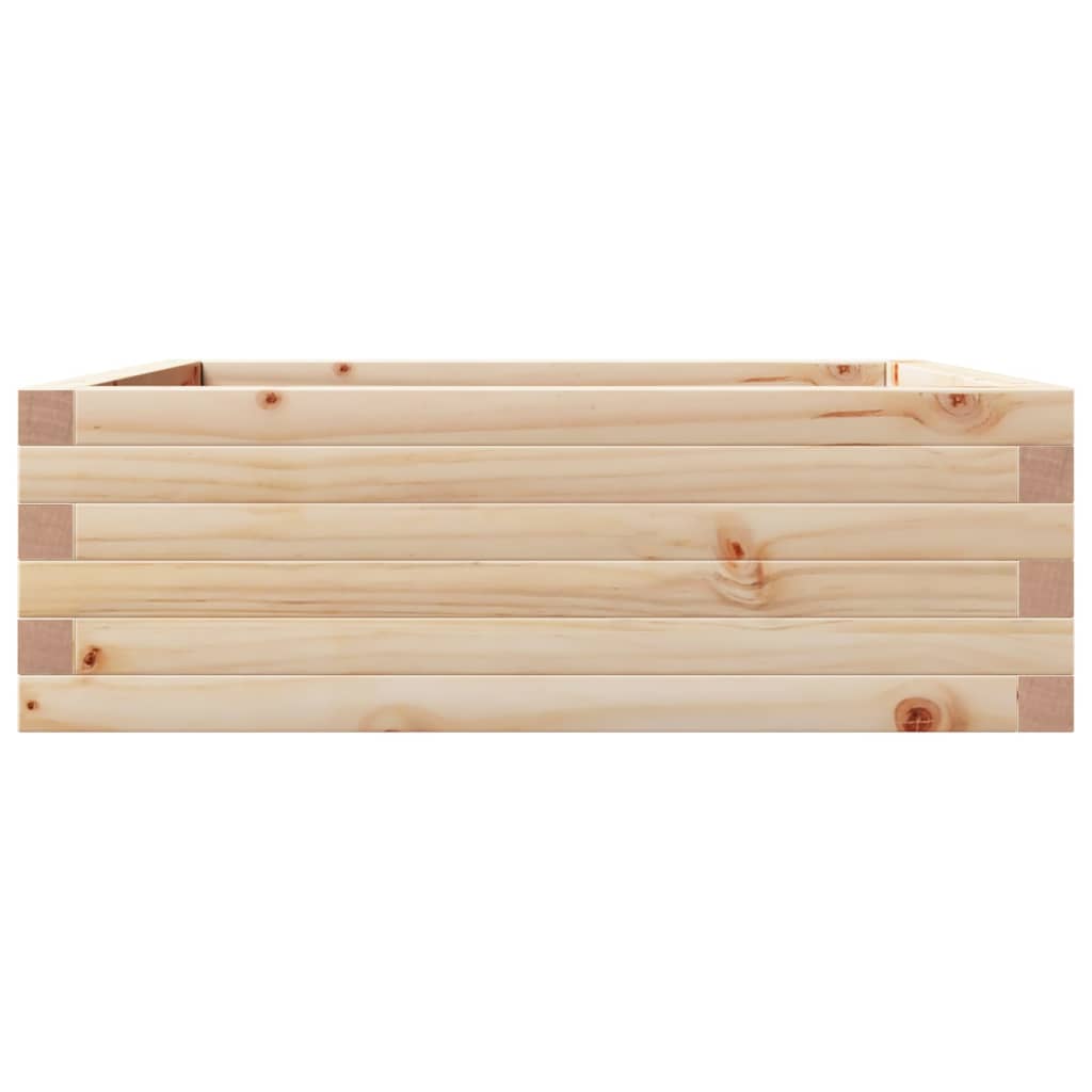 Plantekrukke 70x70x23 cm massivt fyrretræ