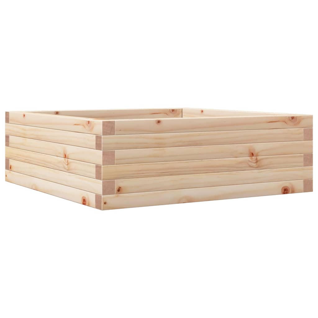 Plantekrukke 70x70x23 cm massivt fyrretræ