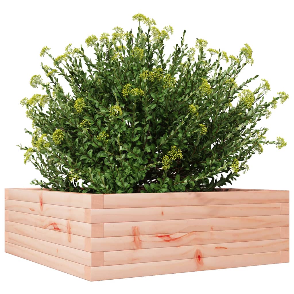 Plantepotte 70x70x23 cm massivt træ Douglasgran