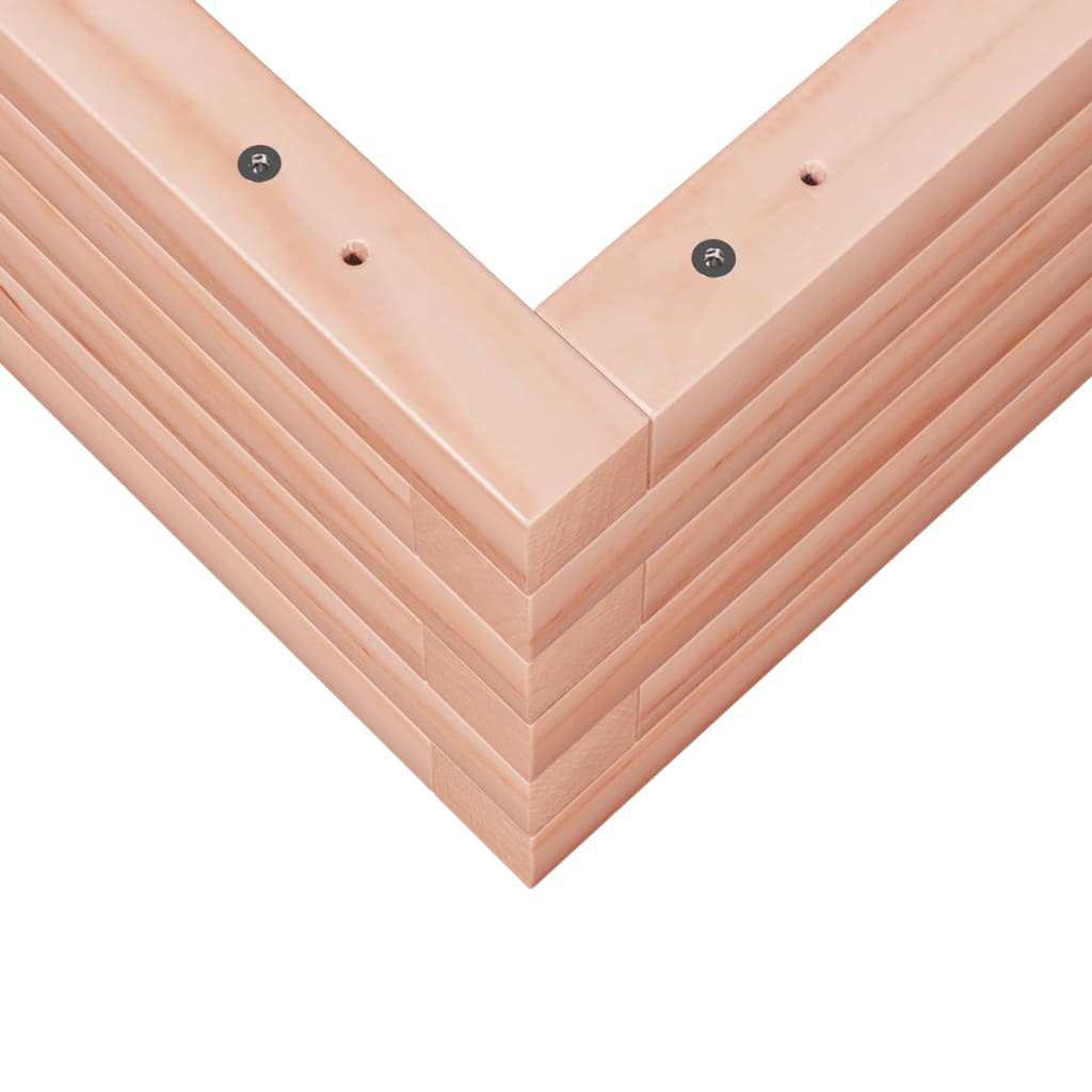 Plantepotte 70x70x23 cm massivt træ Douglasgran