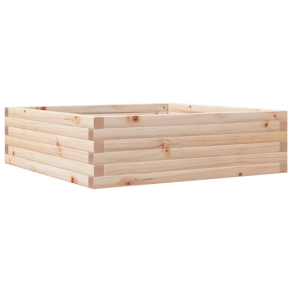 Plantekrukke 80x80x23 cm massivt fyrretræ