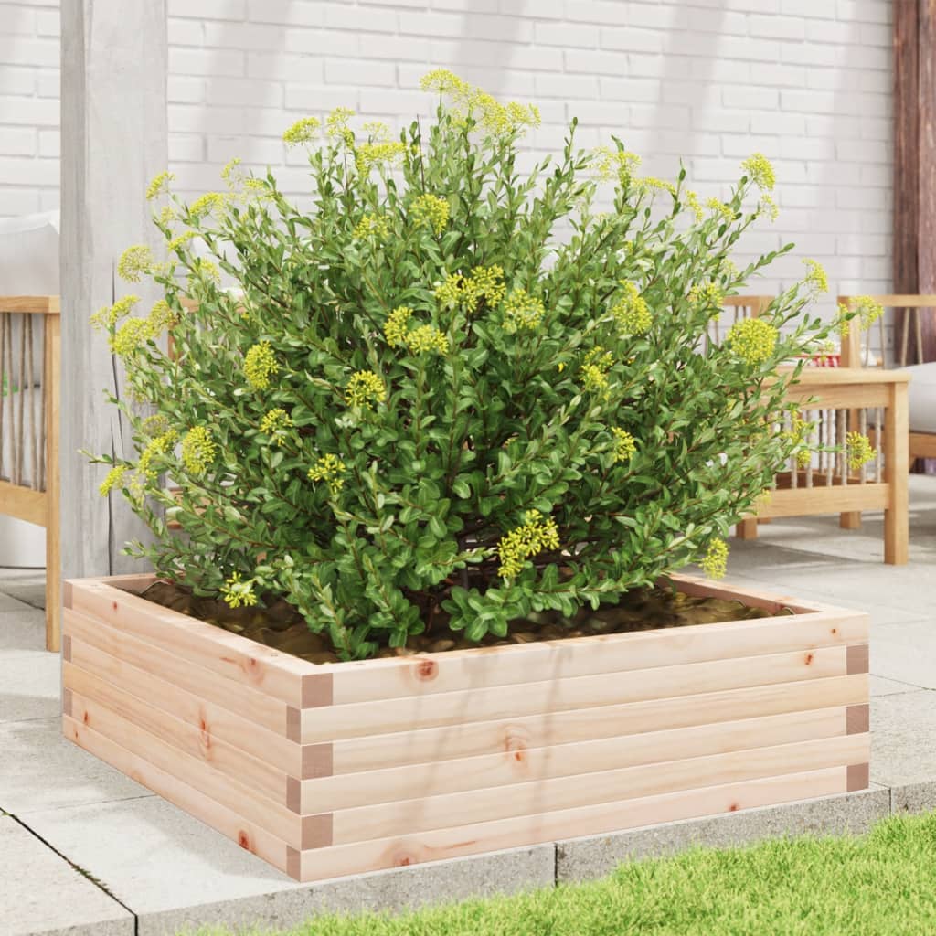 Plantekrukke 80x80x23 cm massivt fyrretræ