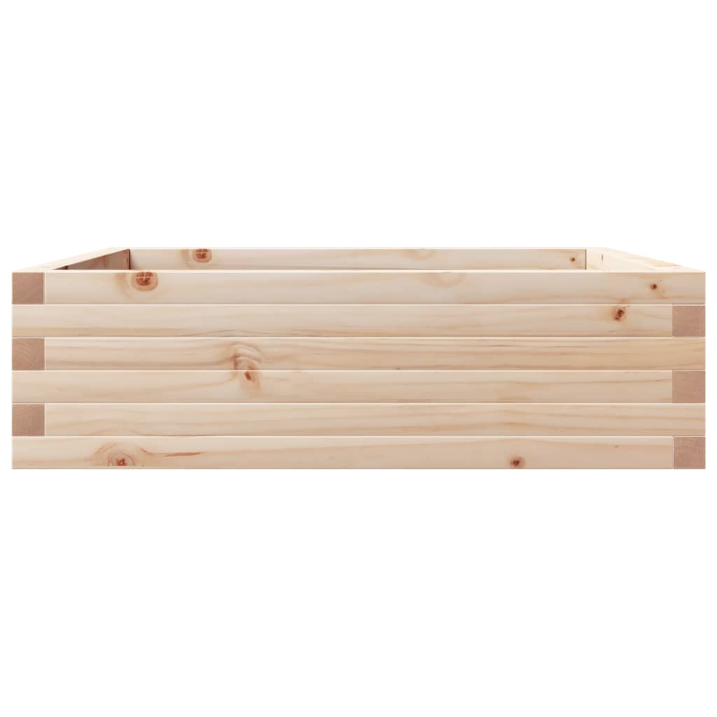 Plantekrukke 80x80x23 cm massivt fyrretræ