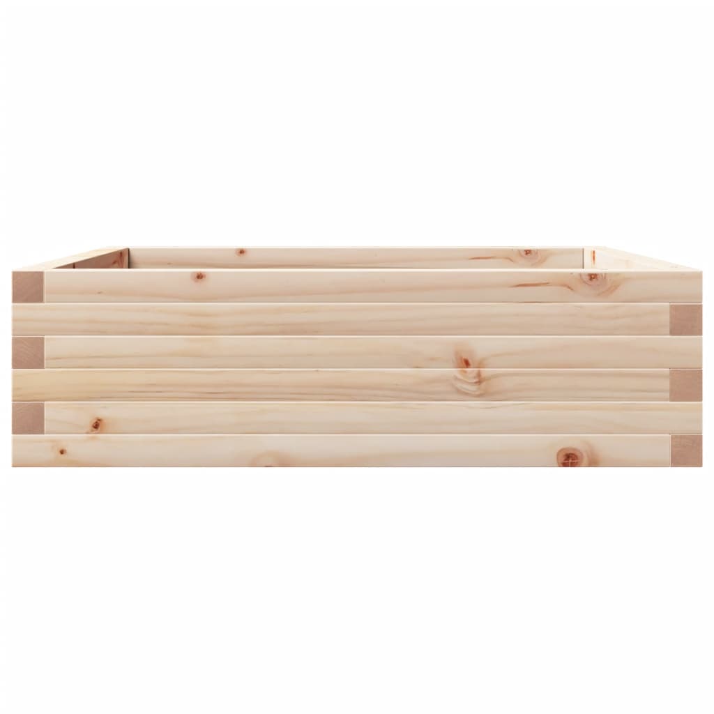 Plantekrukke 80x80x23 cm massivt fyrretræ