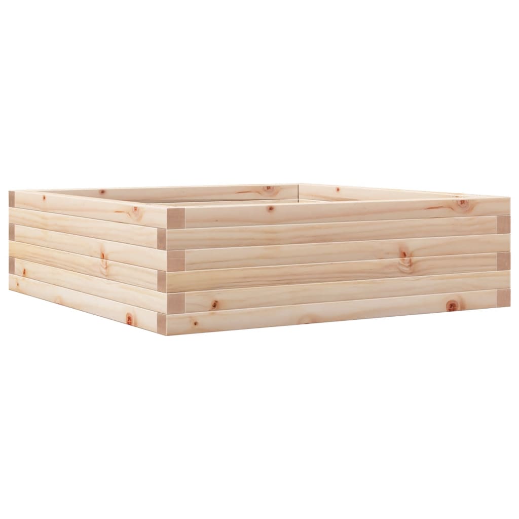 Plantekrukke 80x80x23 cm massivt fyrretræ