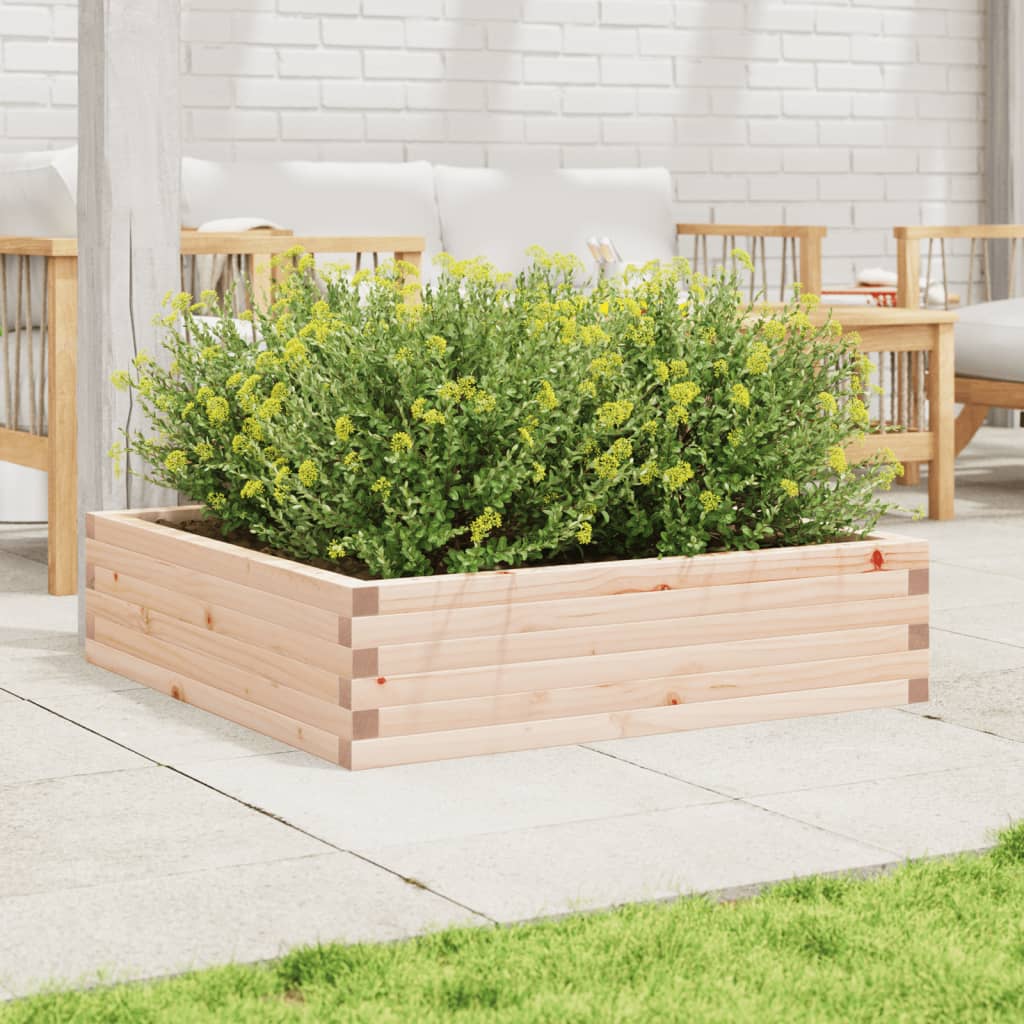Plantekrukke 90x90x23 cm massivt fyrretræ