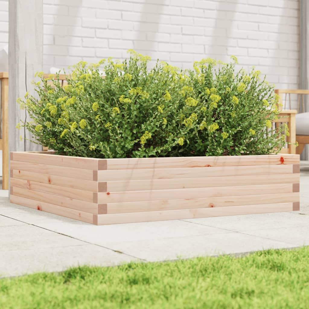 Plantekrukke 90x90x23 cm massivt fyrretræ
