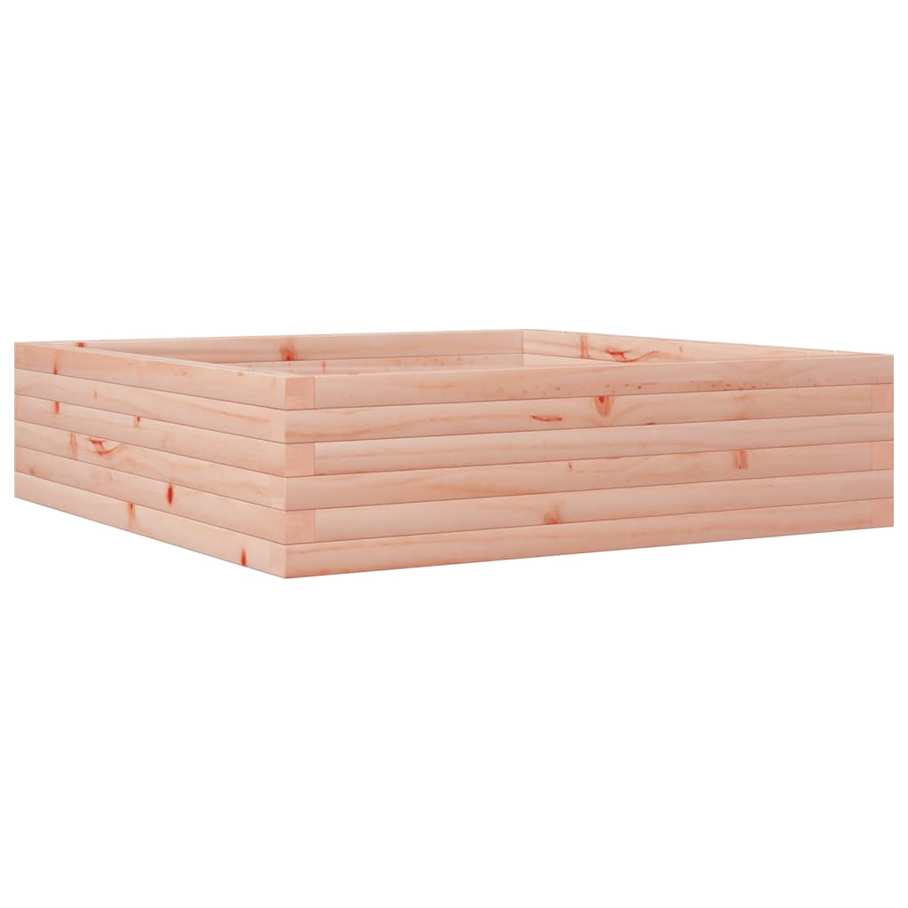 Plantepotte 90x90x23 cm massivt træ Douglasgran