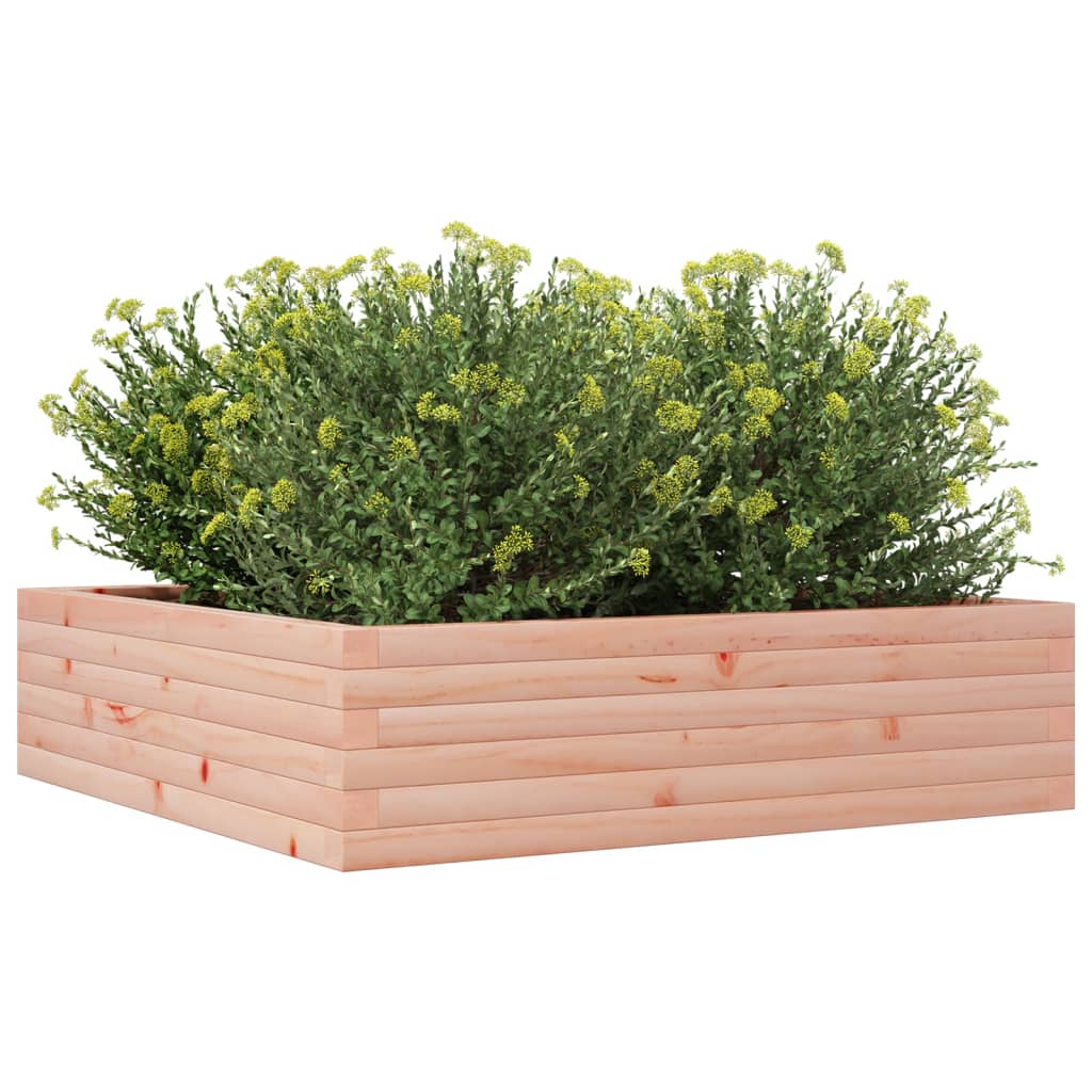 Plantepotte 90x90x23 cm massivt træ Douglasgran