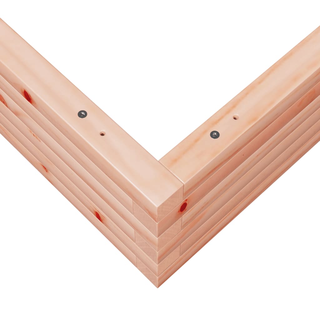 Plantepotte 90x90x23 cm massivt træ Douglasgran