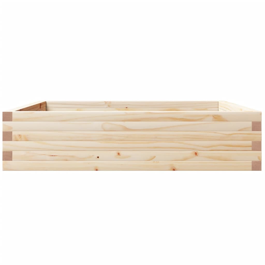 Plantekrukke 100x100x23 cm massivt fyrretræ