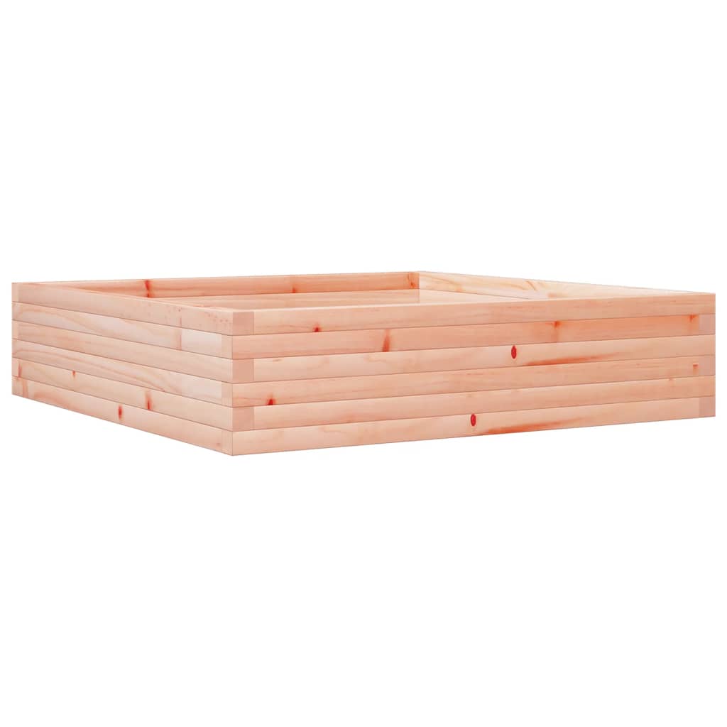 Plantepotte 100x100x23 cm massivt træ Douglasgran