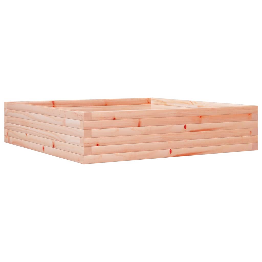 Plantepotte 100x100x23 cm massivt træ Douglasgran