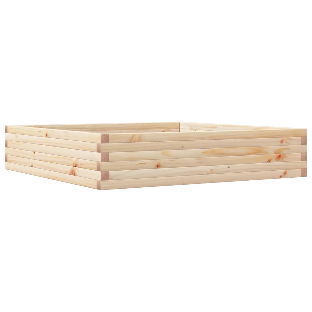 Plantekrukke 110x110x23 cm massivt fyrretræ
