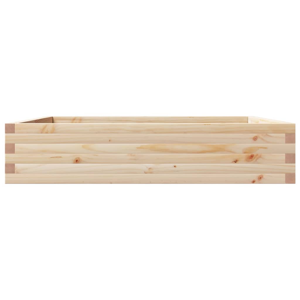 Plantekrukke 110x110x23 cm massivt fyrretræ