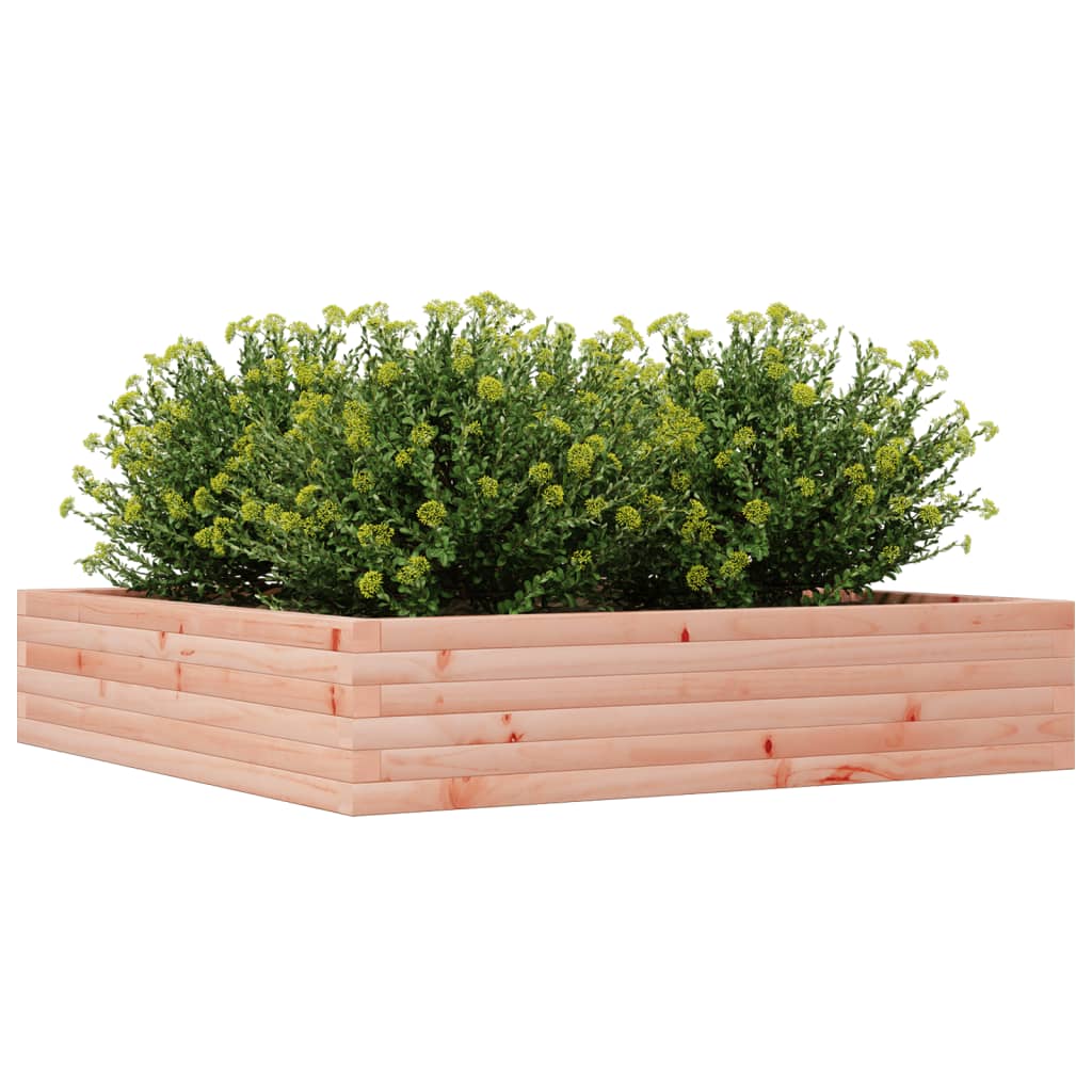 Plantepotte 110x110x23 cm massivt træ Douglasgran