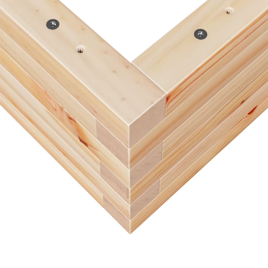 Plantekrukke 70x40x23 cm massivt fyrretræ