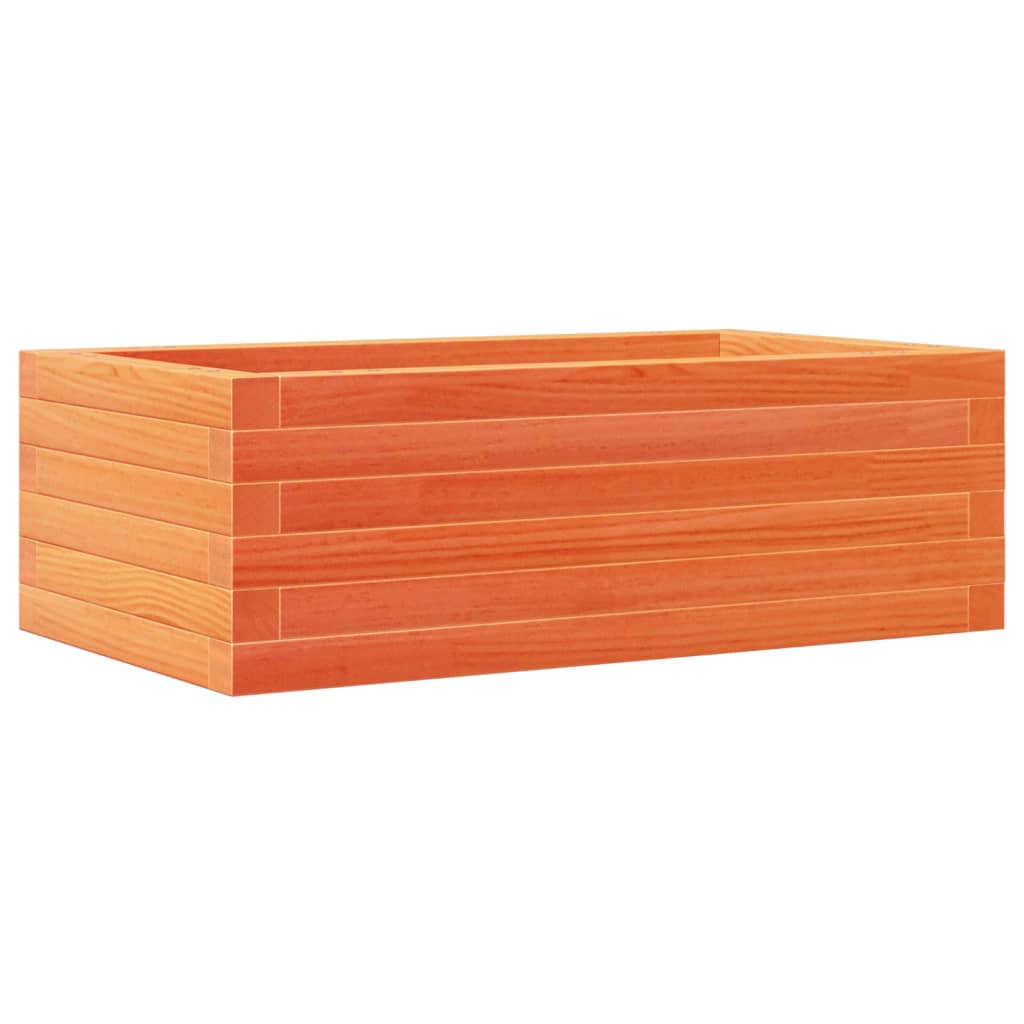 Plantekrukke voks brun 70x40x23 cm massivt fyrretræ