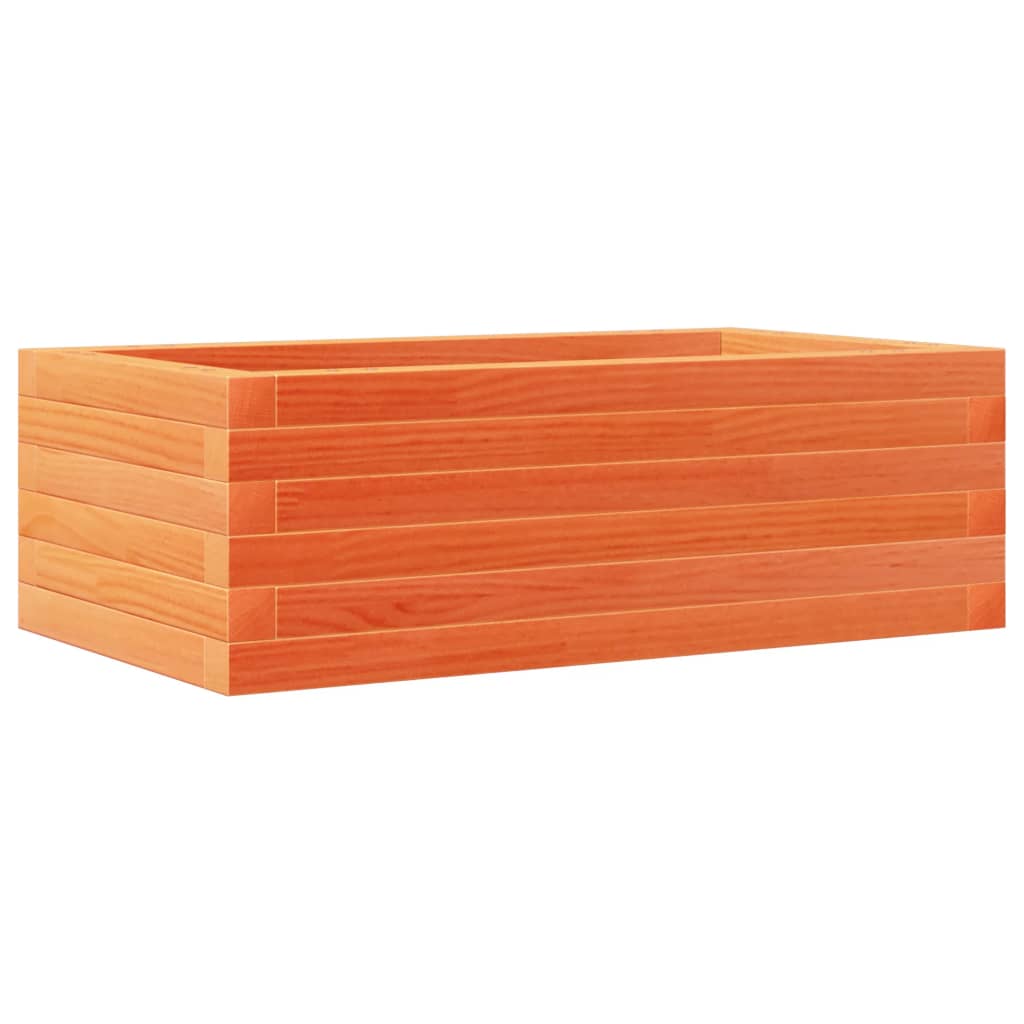 Plantekrukke voks brun 70x40x23 cm massivt fyrretræ