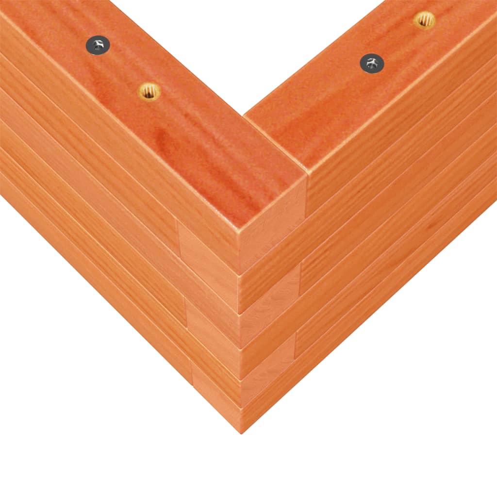 Plantekrukke voks brun 70x40x23 cm massivt fyrretræ