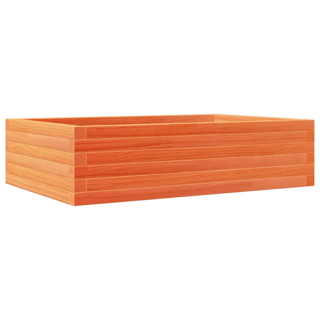 Plantekrukke voks brun 90x60x23 cm massivt fyrretræ