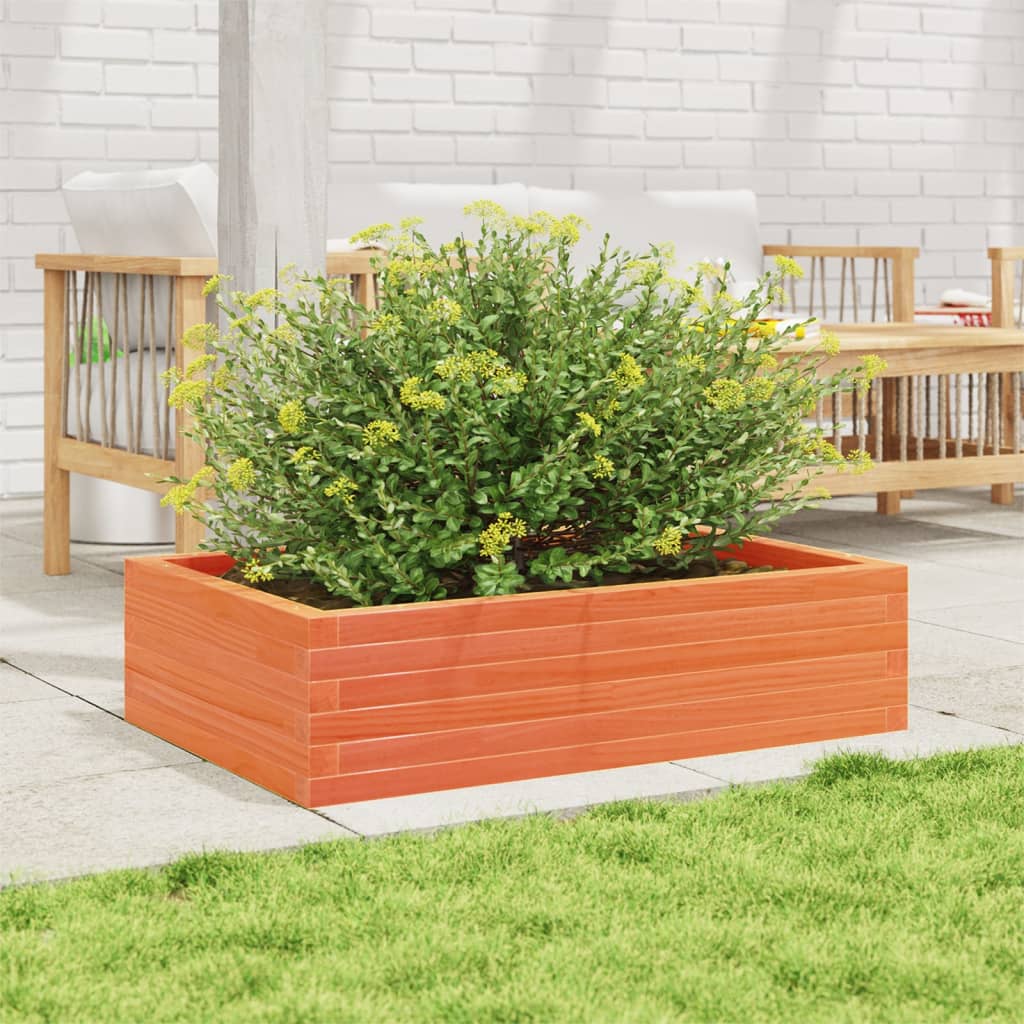 Plantekrukke voks brun 90x60x23 cm massivt fyrretræ