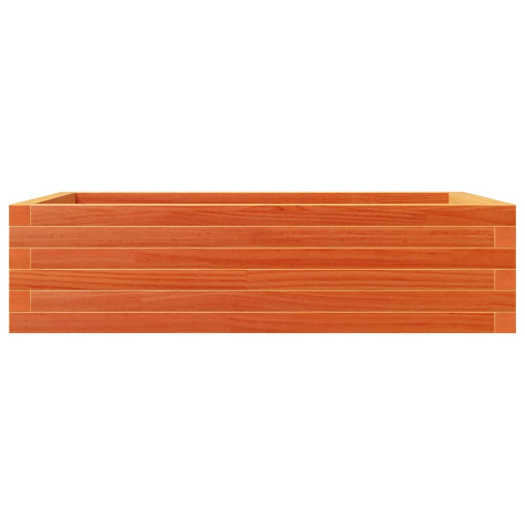 Plantekrukke voks brun 90x60x23 cm massivt fyrretræ