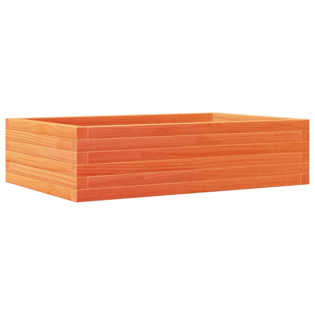 Plantekrukke voks brun 90x60x23 cm massivt fyrretræ
