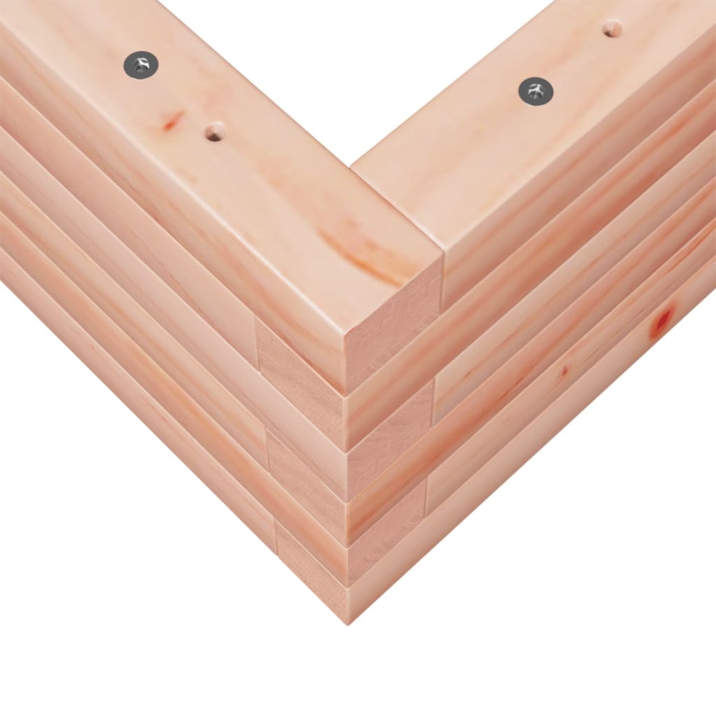 Plantepotte 90x60x23 cm massivt træ Douglasgran